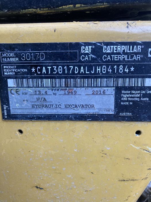Caterpillar 301.7D, 2tony