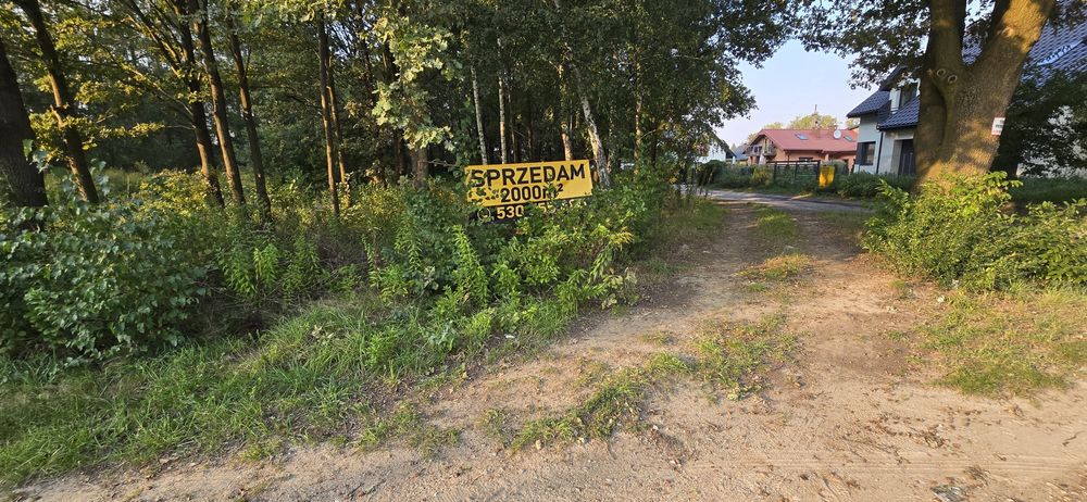 Działka w zgierzu na krzywiu 2000m²