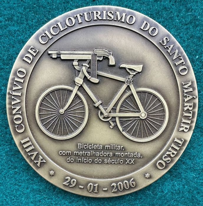 Medalha em bronze cicloturismo