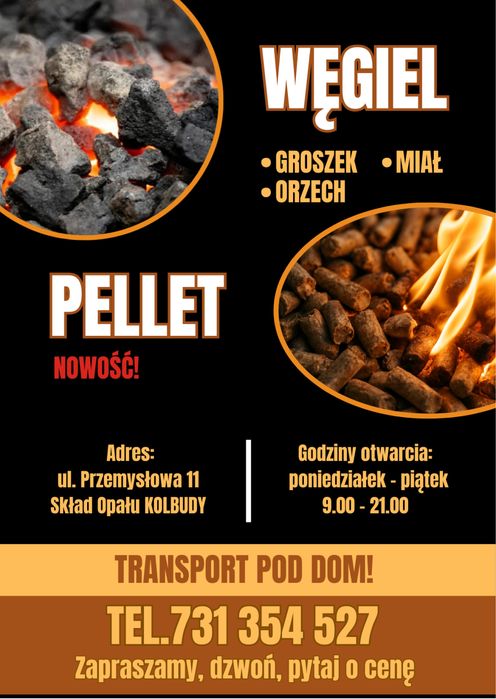 Węgiel: Workowany, Luzem Groszek Orzech Kostka