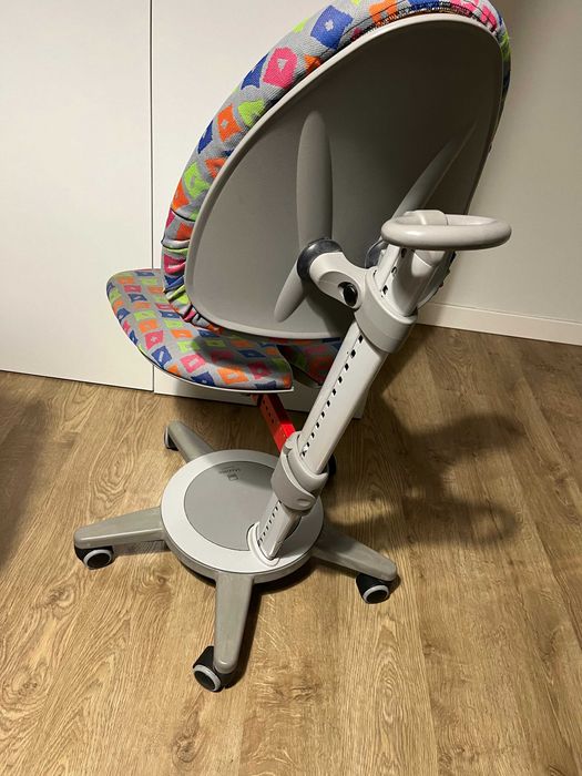 Krzesło do biurka dla dziecka, regulowane, moll