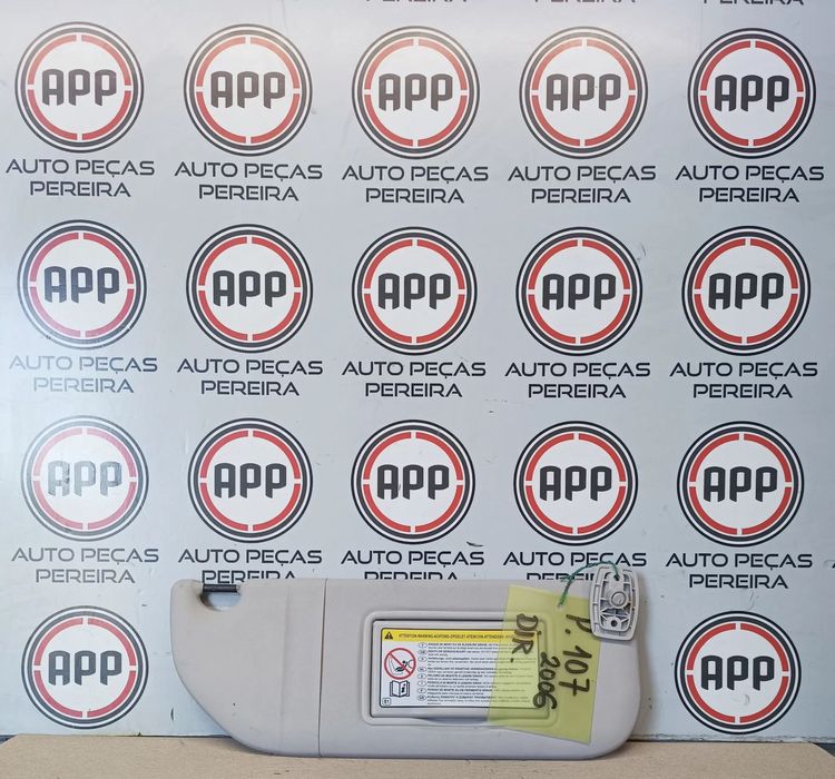 Palas sol esquerda e direita Peugeot 107, Aygo, C1 de 2008.