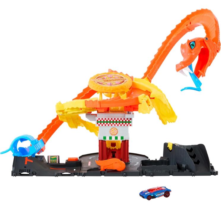Hot Wheels City Pizza Slam Cobra Attack Playset кобра хот вілс