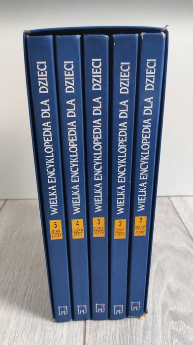 Wielka Encyklopedia Dla Dzieci Tom 1 2 3 4 5, Muza S. A. 1993
