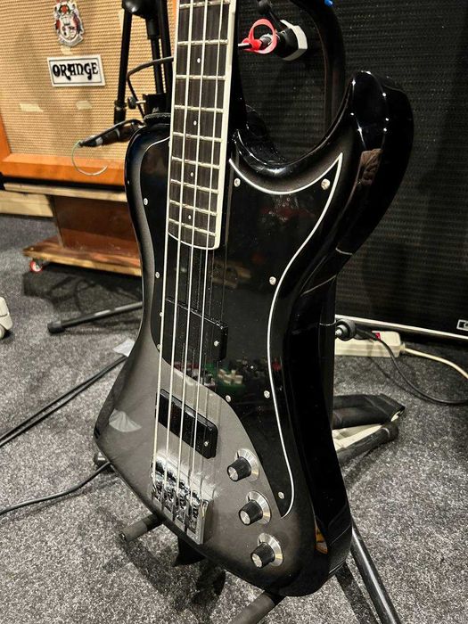 Dunable Guitars R2 DE bass, Gloss Black