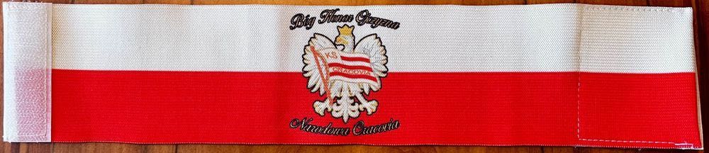 Opaska na ramię Cracovia „Bóg Honor Ojczyzna”