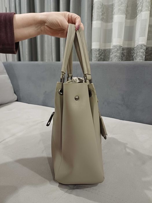 сумка женская бежевая