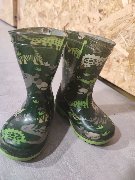 Kaloszki niemowlęce w dinozaury