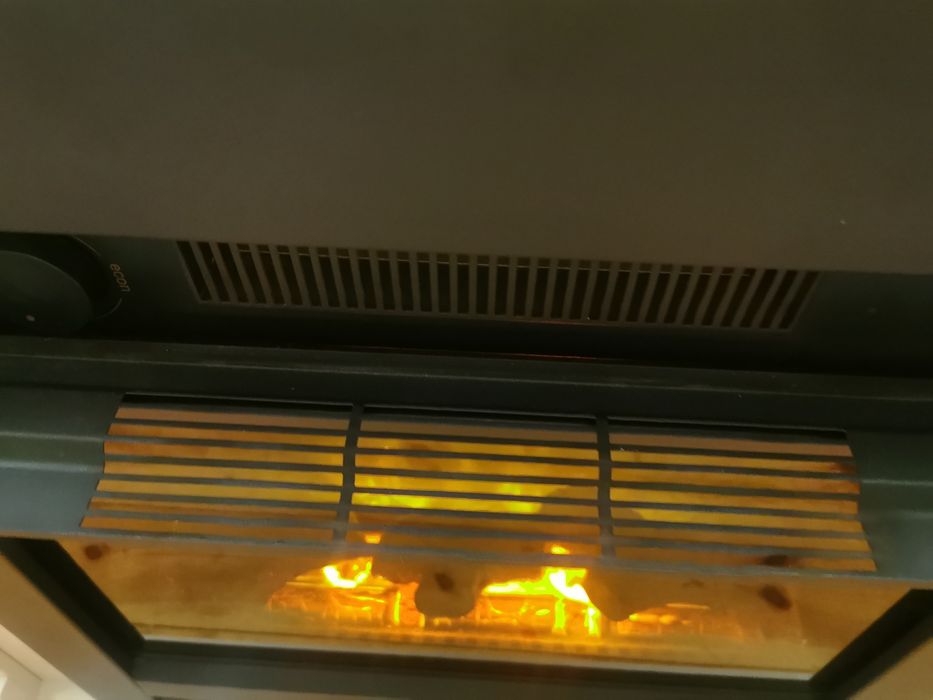 Okazja włoski barokowy kominek elektryczny