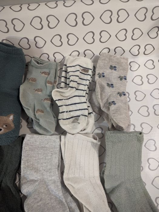 Skarpetki niemowlęce Newbie, C&A, H&M, Bobutki