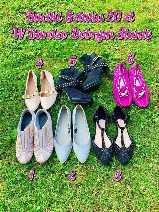 Buty Damskie-WYPRZEDAŻ Z SZAFY! Różne Modele-(Rozm: 38,39,40,42)-Sztuka 20zł