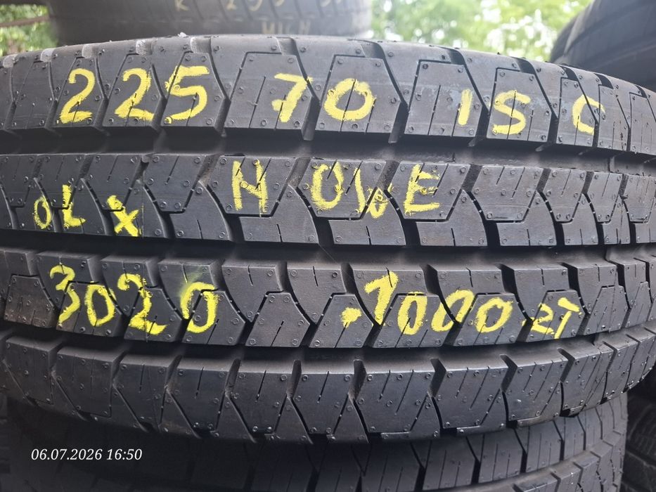 Sprzedam komplet opon letnich używanych barum vanis