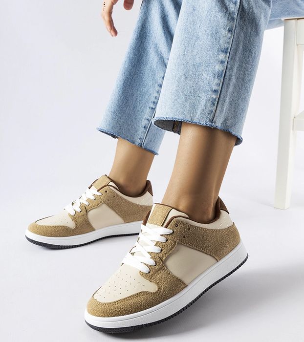 Beżowe sneakersy Jacqueline