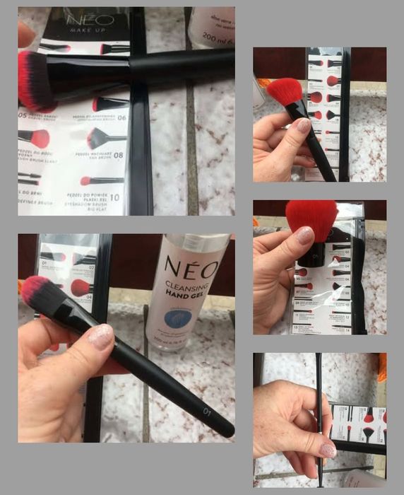 Zestaw pędzli do makijażu (9 sztuk) Neo Makeup