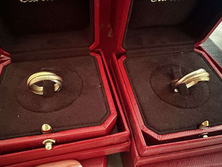Cartier Trinity обручки каблучки кольца