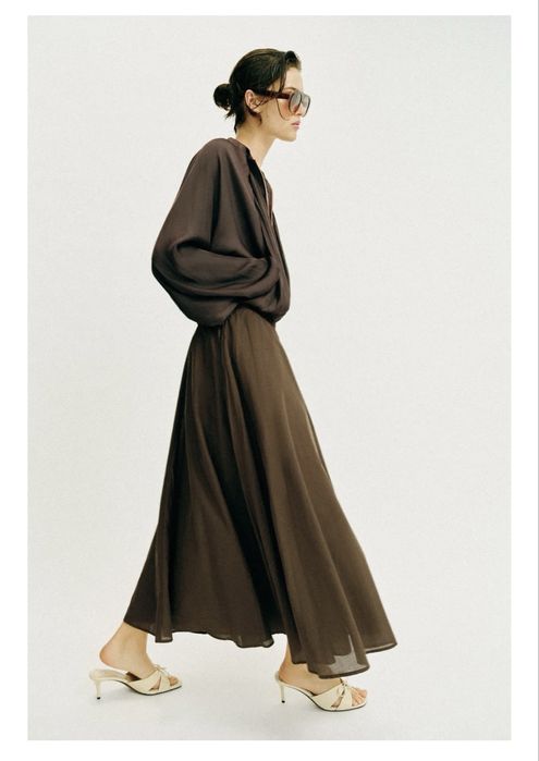 Спідниця коричнева Zara