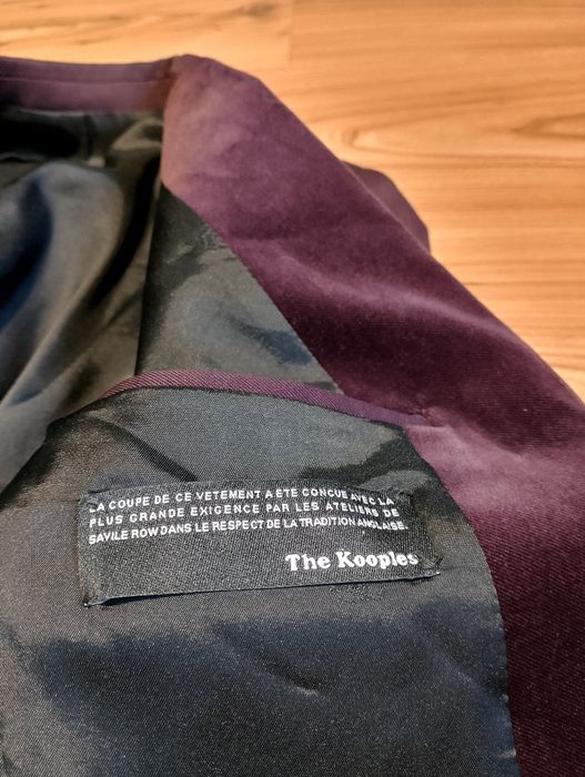 Fioletowa Wełniana Damska Marynarka The Kooples