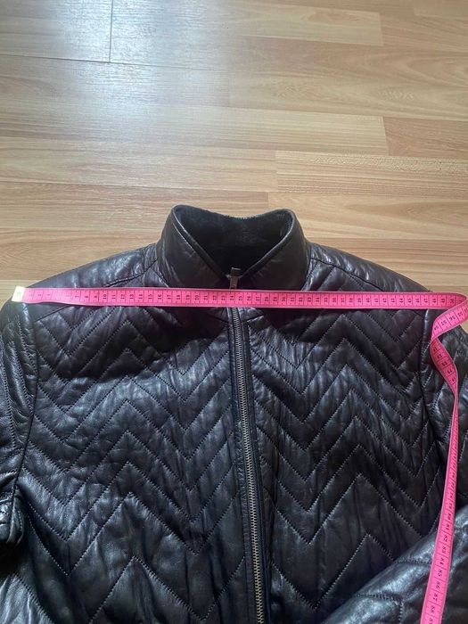 Чоловіча шкіряна куртка Klaros, розмір 52 (L)