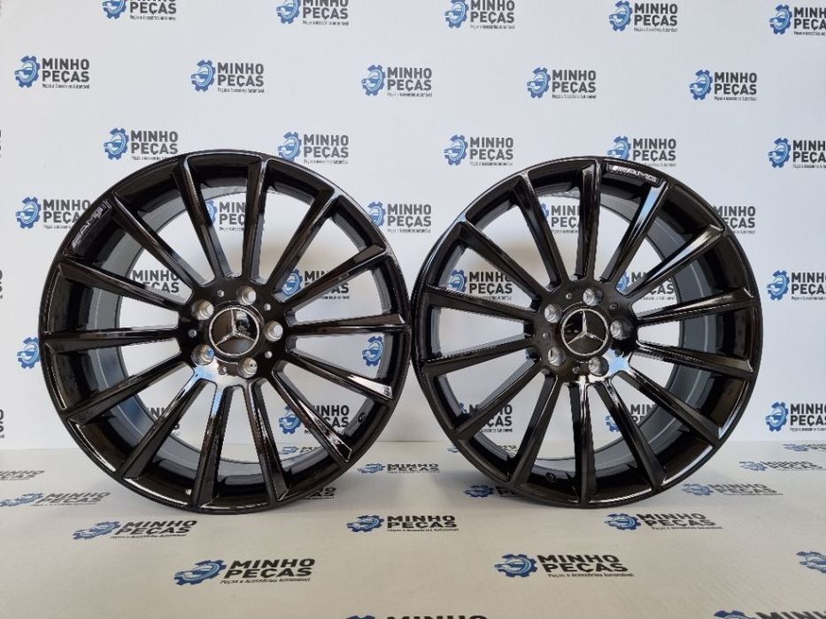 Jantes Mercedes (C63) AMG Turbine em 19 Preto Brilho