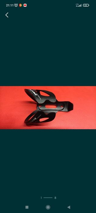 Koszyk na bidon rower. Uchwyt rowerowy. Aluminium