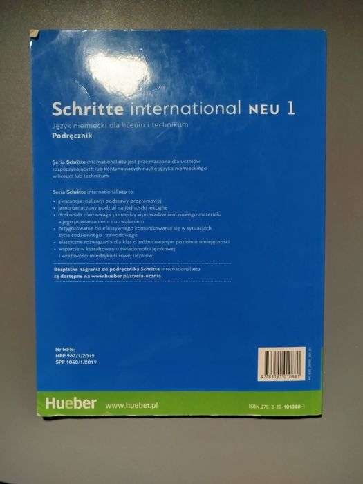 Schritte international neu 1 podręcznik j. niemiecki