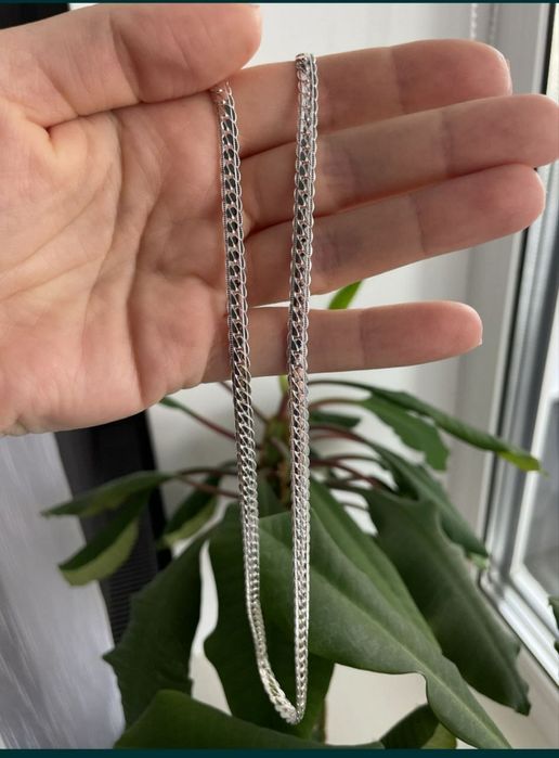 Срібний ланцюжок на шию цепочка