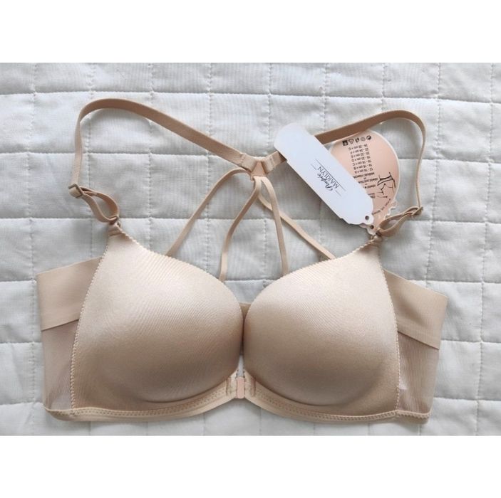 Poupée Marilyn 70D Cielisty biustonosz push-up rozpinany z przodu modelujący