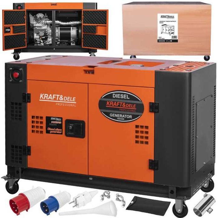 Agregat Prądotwórczy 20kW 230/400V 3000RPM 230v/400V 19kW 25L 230V 3Fazowy New Mod Sklep