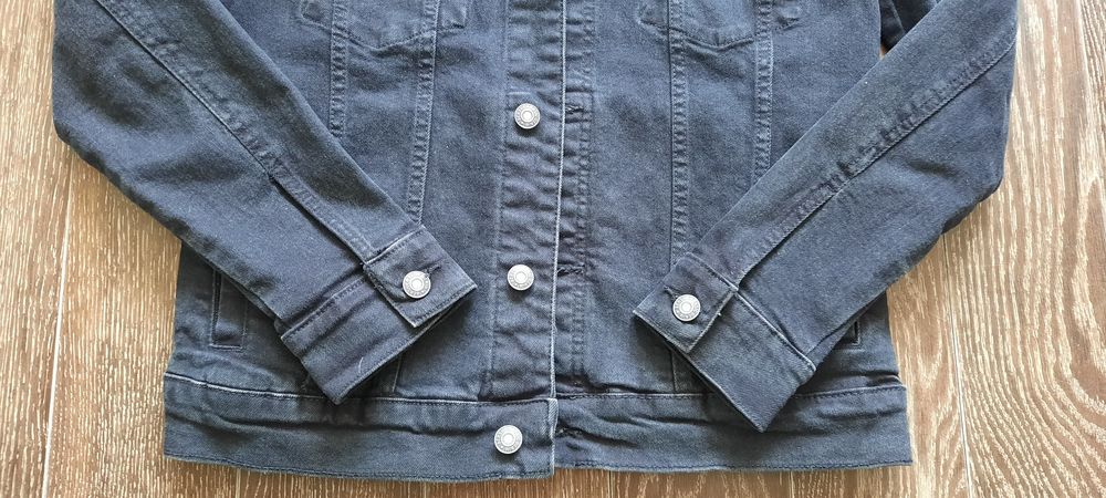 Kurtka jeansowa Bershka r.S czarna