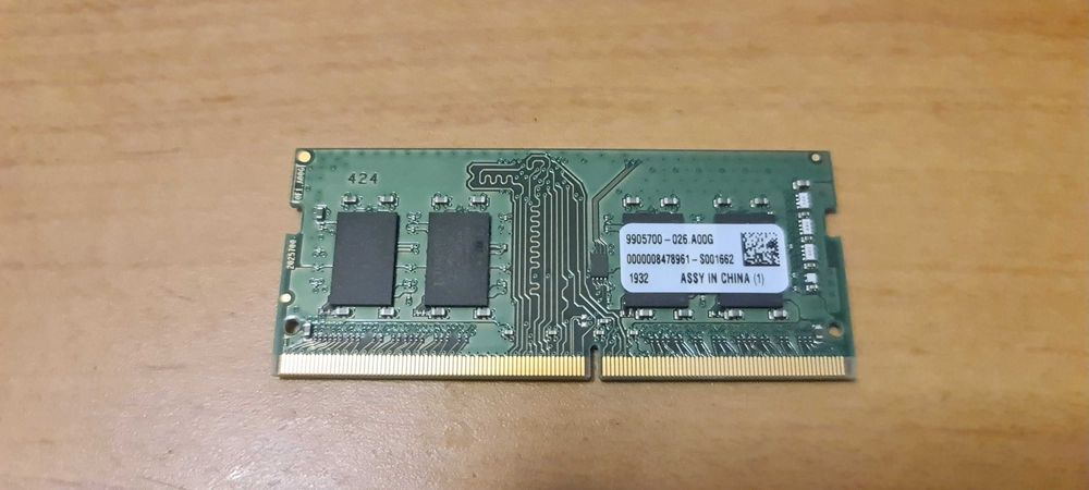 Kość pamięci KINGSTON KVR26S19S8/8, 1x8 GB, DDR4-2666, SO-DIMM