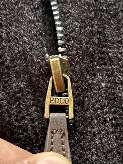 Ralph Lauren sweter męski czarny zip M nowy z metką