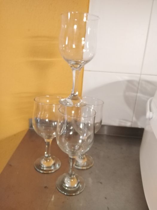 Copos altos de balão