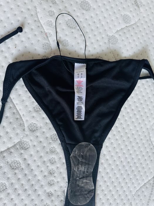 Bikini Stroj kąpielowy majtki czarne r 10/38 Primark