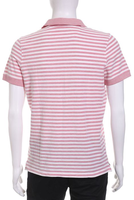 MASSIMO DUTTI koszulka polo męska paski bawełna L