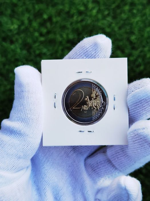 Moeda 2€ Centenário da Travessia Aérea do Atlântico Sul