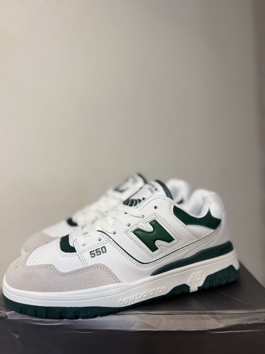 кросівки new balance 550 white/green 43