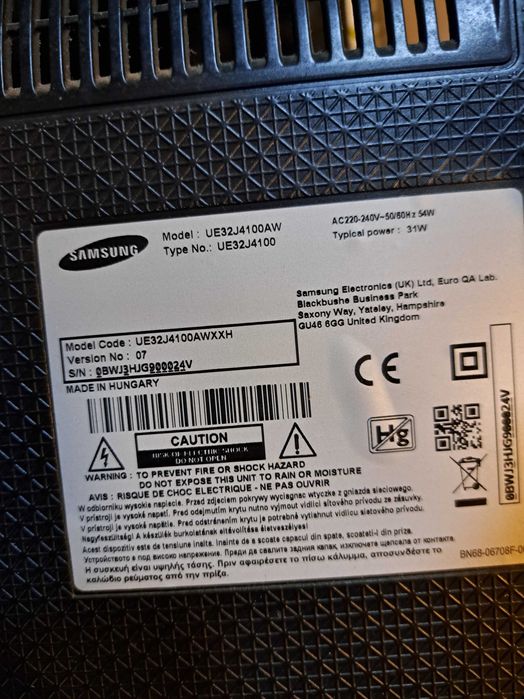 Płyta główna UE32J4100AW UE32J4100 SAMSUNG 32".