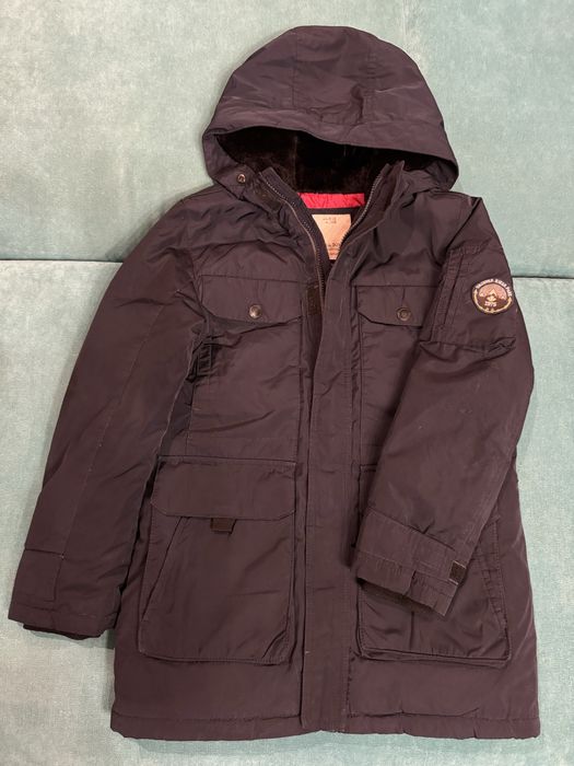 Зимова курточка пуховик Zara хлопцю 8-10 років, 140 розмір