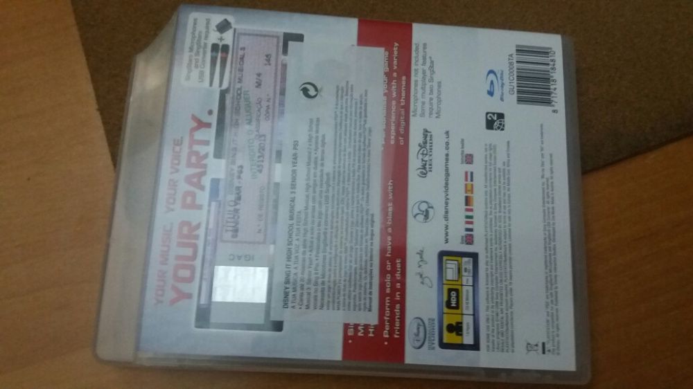 Jogo PS3 Disney Sing It! – High School Musical 3: Senior Year