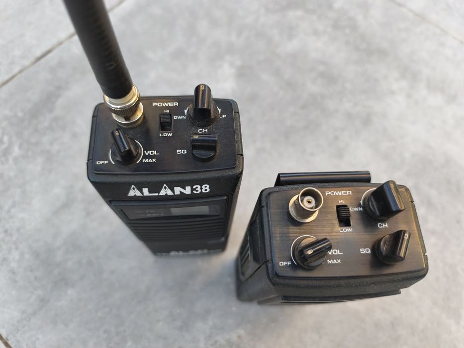 Zestaw Alan 38 ręczniak Cb radio