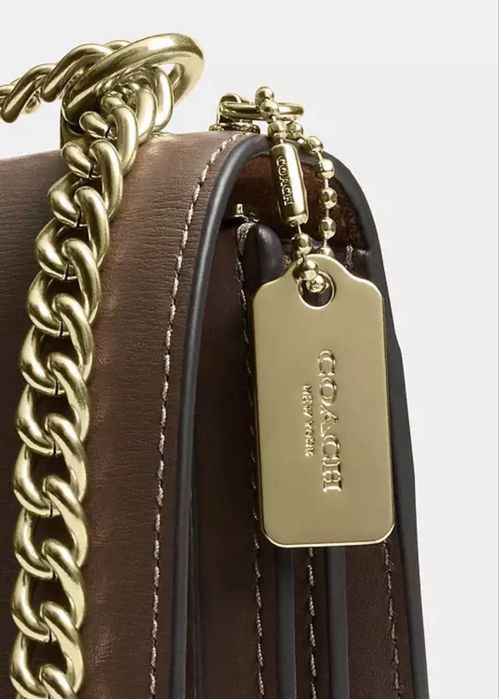 Сумка жіноча оригінальна Coach Mini Klare Crossbody Bag Dark Stone