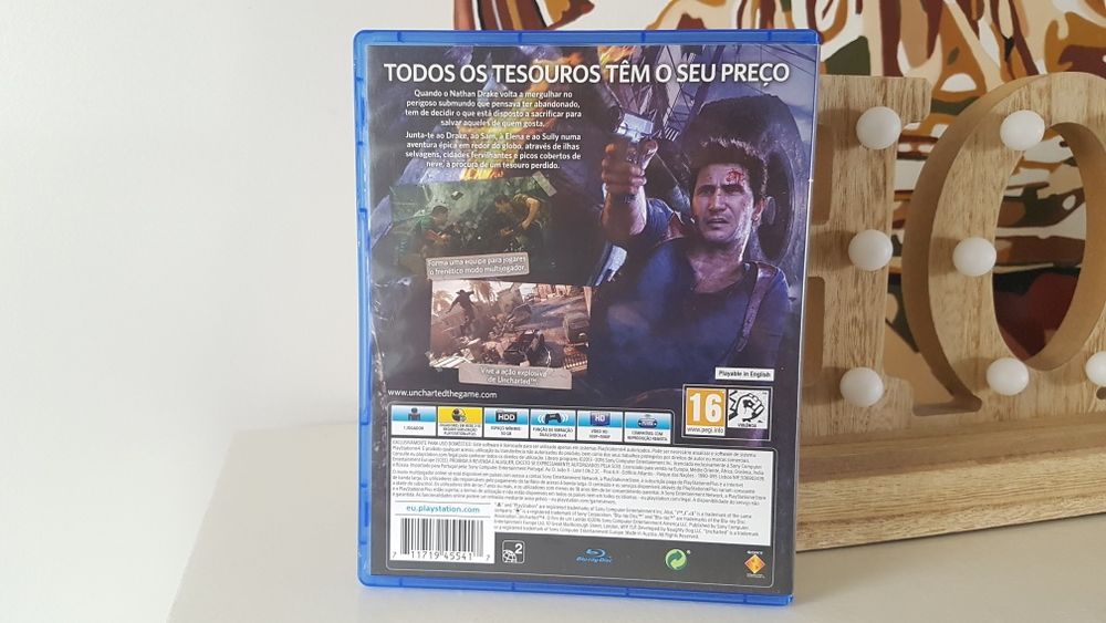 Uncharted 4: O Fim De Um Ladrão - Playstation 4(PS4)