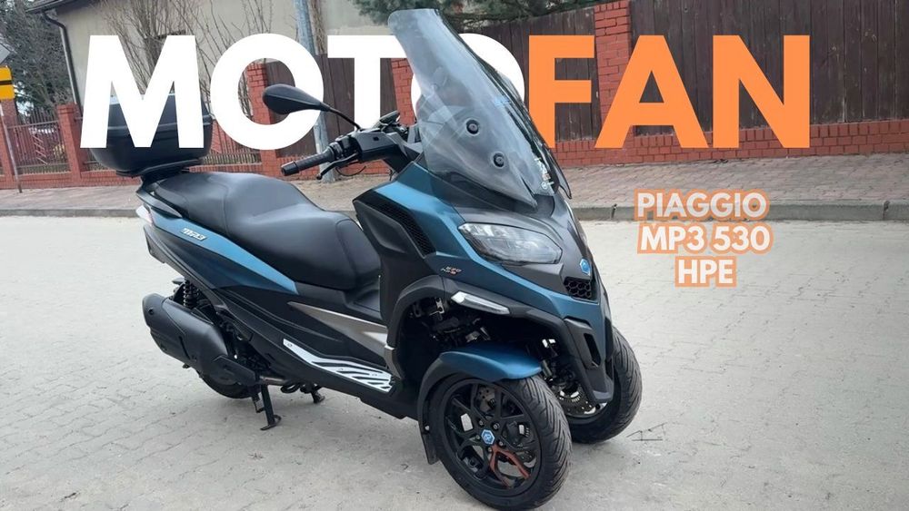 Piaggio MP-3 PIAGGIO MP3 530 HPE 06.2023R Niemcy 1 właściciel 7 tys km na KAT B L5e