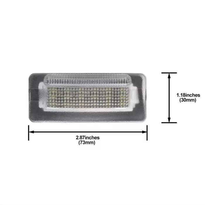 Подсветка номера Led Mercedes Sprinter 1995-2006 (спринтер) VW LT