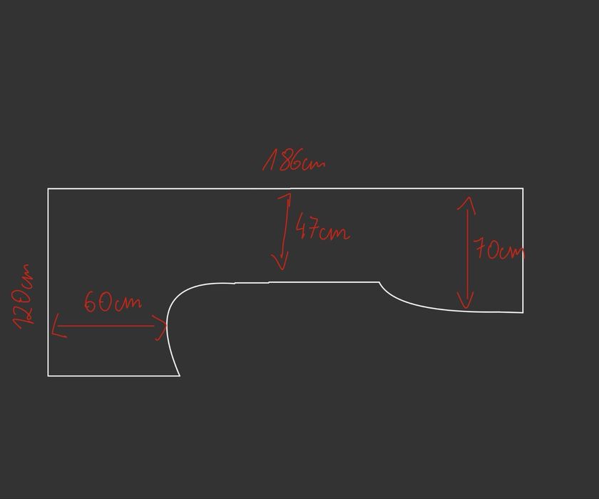 Biurko narożne | odbiur osobity