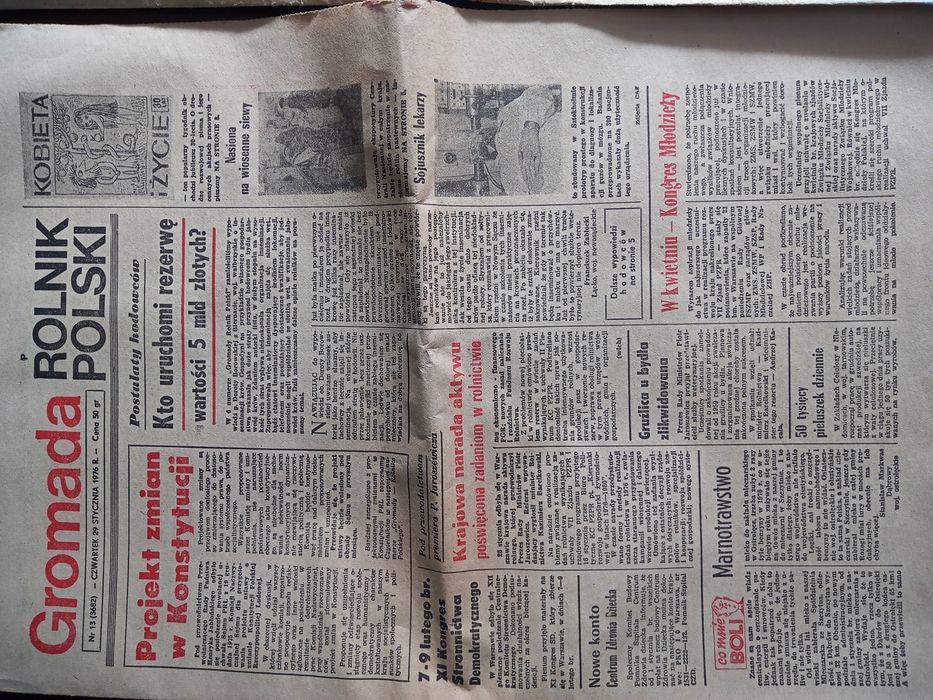 Gazety Gromada Rolnik Polski -2 sztuki