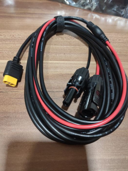 Кабель EcoFlow Solar to XT60 (3.5м) для сонячних панелей. Оригінал