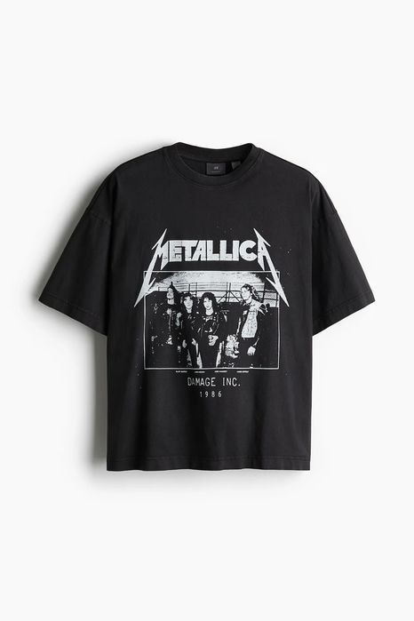 koszulki Metallica/Iron Maiden h&m 2 za 99