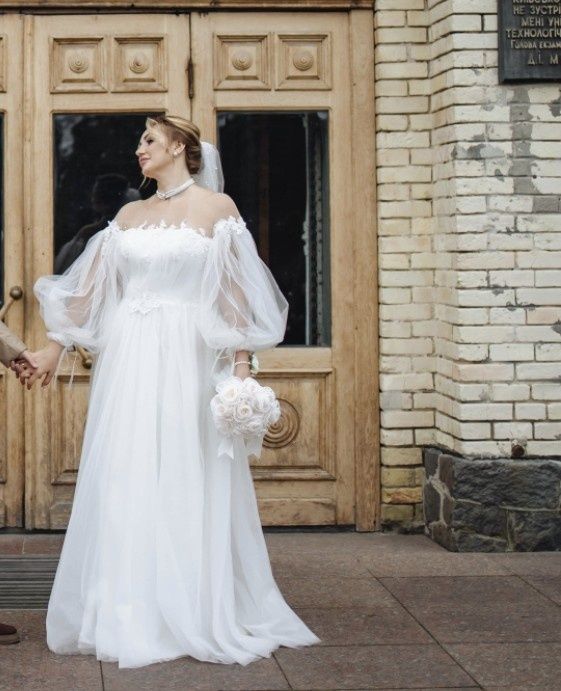 Плаття весільне шикарне!