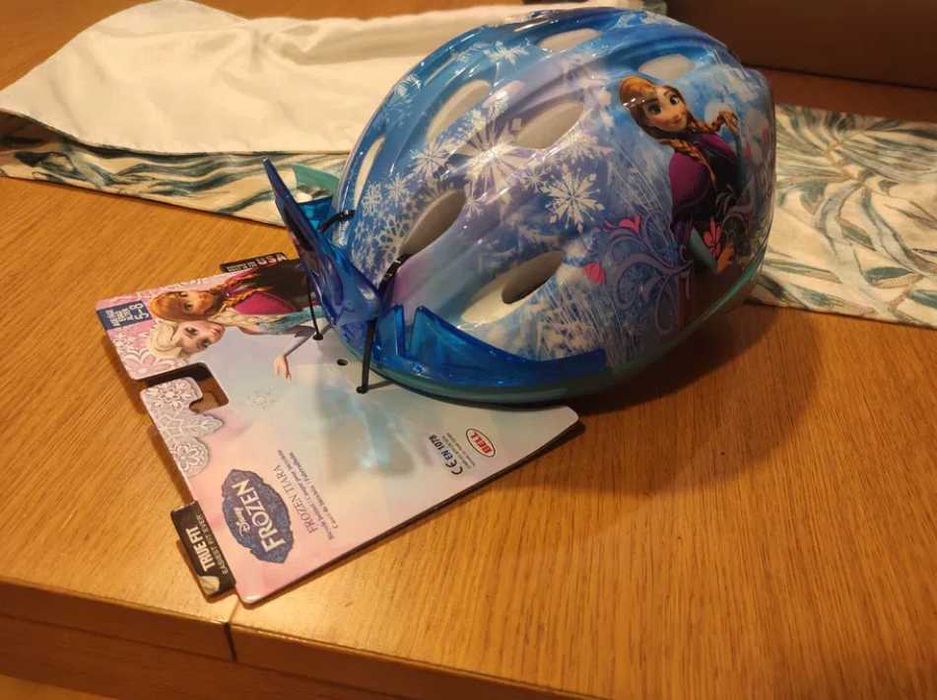 Kask rowerowy FROZEN 50-54CM 5-8lat dziecięcy dla dziewczynki